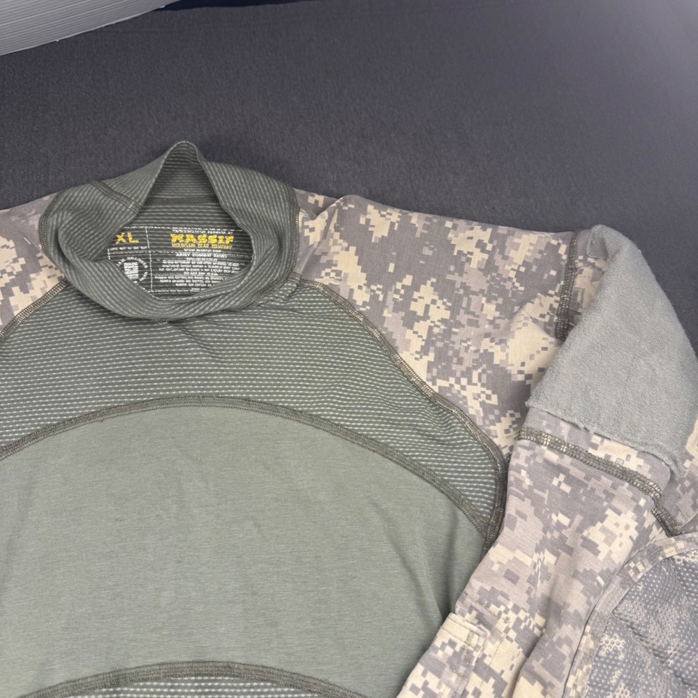 Massif Army Combat Shirt ‎ Mens UCP Digital Camo Flame Resistant  ACS elbow pads
